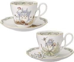 Noritake My Neighbor Totoro Cup & Saucer Pair Set / Tea Pot Bone China JAPAN NEW