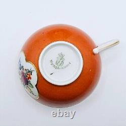 Nymphenburg tea cup and saucer orange