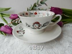 Old Romany Astrology Fortune Tellers Gypsy Tea Cup & Saucer