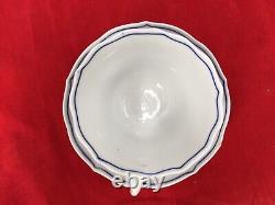 Old VTG Meissen Blue And White Porcelain Tea Cup And Saucer Marked And Numbered