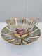Paragon Cabbage Rose Radiant Gilding Dusty Teal Tea Cup & Saucer. Free Shipping