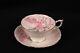 Paragon Lilac Ribbon Teacup & Saucer Bone China England Vintage Double Warrant