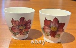 Pair Antique William Moorcraft Cups  Made in England  Romania