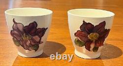 Pair Antique William Moorcraft Cups  Made in England  Romania