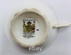 Paragon Bone China Tea Cup & Saucer Her Majesty Queen Elizabeth Rare Stunning