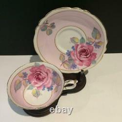 Paragon Cabbage Rose Tea Cup & Saucer Set Cs11