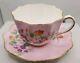 Paragon Dbl Warrant Pink Narcissus & Berries Gilt Rims Standard Tudor Shape Rare