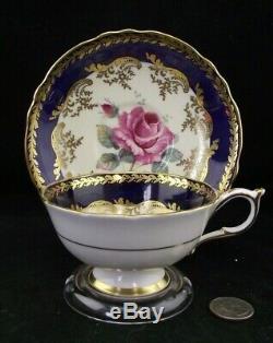 Paragon Double Warrant Cabinet Tea Cup Rich Cobalt Blue With Gold Trim