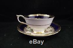 Paragon Double Warrant Cabinet Tea Cup Rich Cobalt Blue With Gold Trim