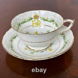 Paragon Double Warrant Tea Cup & Saucer Coronation Queen Elizabeth II 1953