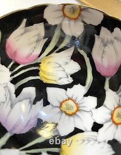 Paragon Fine Bone China England Double Warrant Tulip Daffodil Teacup Saucer Pink