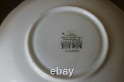 Paragon Pink large cabbage white rose garland Teacup Tea cup saucer