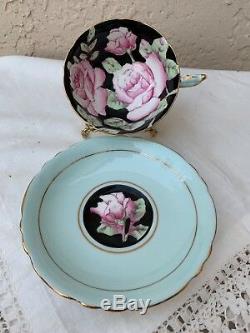 Paragon Rare Teacup & Saucer With Cabbage Roses