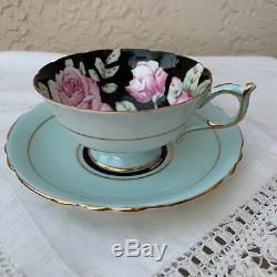 Paragon Rare Teacup & Saucer With Cabbage Roses