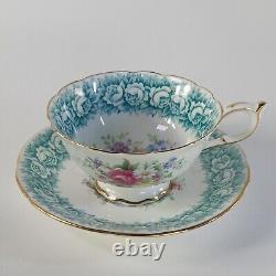 Paragon Tea Cup & Saucer Floral Bouquet Rose & Daisy England Beautiful Pc