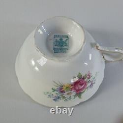 Paragon Tea Cup & Saucer Floral Bouquet Rose & Daisy England Beautiful Pc