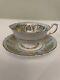 Paragon Tea Cup And Saucer Gold Blue Flower Commemorate Wedding A M