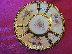 Paragon Trio Teacup & Saucer Set Reproduction of Service For Queen Mary Signed 1