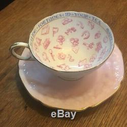 Paragon fortune telling teacup Tasseography tarot tea cup & saucer occult