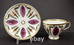 Paris Tea Cup & Saucer, Possibly Dagoty