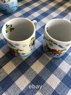 Paul Cardew Designs Alice In Wonderland Ceramic Teapot Teaset Teacups Saucer