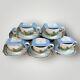 Peter Rabbit Beatrix Potter Bunny Green Teacup And Saucer Lot Of 8