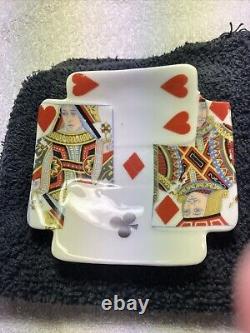 Playing Card Teacup Saucer