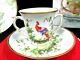 Porcelaine De Paris Tea Cup And Saucer Trembleuse Painted Bird Teacup Chelsea