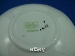 Queen Anne Shelley Tea Cup, Saucer & Plate Rd 723404 Peaches & Grapes Patt 11498