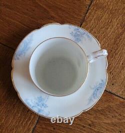 RARE Antique Hand Painted Portrait RC ROSENTHAL Germany Chocolate Tea Cup Saucer