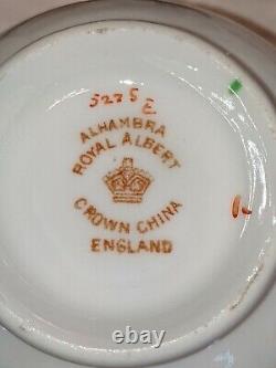 RARE Antique Royal Albert Countess Older Shape c1917 Teacup/Saucer Set Of 5
