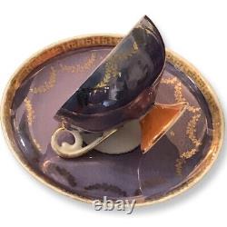 RARE Antique Teacup & Saucer? German China From Mid 1700S To Late 1800S Crown N