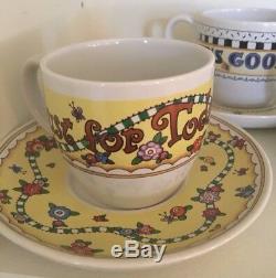 RARE FIND Mary Engelbreit Tea Cup & Saucer Collection (12 full sets) UNUSED