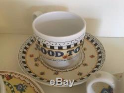 RARE FIND Mary Engelbreit Tea Cup & Saucer Collection (12 full sets) UNUSED