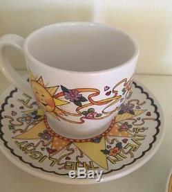 RARE FIND Mary Engelbreit Tea Cup & Saucer Collection (12 full sets) UNUSED