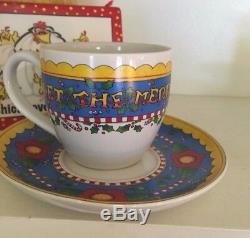 RARE FIND Mary Engelbreit Tea Cup & Saucer Collection (12 full sets) UNUSED