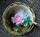 Rare Paragon Teacup & Saucer Pink Rose In The Mist Hand Painted By F Wright