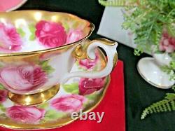 ROYAL ALBERT tea cup and saucer AVON shape treasure chest series teacup 1940s