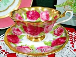 ROYAL ALBERT tea cup and saucer AVON shape treasure chest series teacup rose