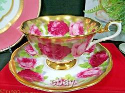 ROYAL ALBERT tea cup and saucer AVON shape treasure chest series teacup rose