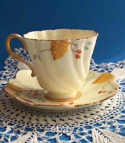 Rare Antique ORIGINAL Royal Paragon Cup & Saucer By Appointment YELLOW England