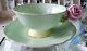 Rare Antique Paragon Rose Handle Green Cup And Saucer Made In England