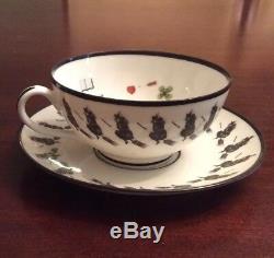 Rare Antique PETERSYN Fortune Telling Teacup Pagan Wiccan Witches Tea Leaves