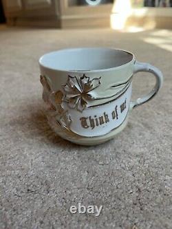 Rare Antique Think Of Me Tea Cup