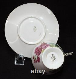 Rare Antique Victorian Kitemark for Quality Teacup Cup & Saucer Set made in 1877