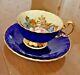 Rare, Aynsley Bone China, Hand Painted, Teacup & Saucer, Signed By J. A. Bailey