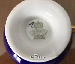 Rare, Aynsley Bone China, Hand Painted, Teacup & Saucer, Signed By J. A. Bailey