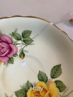 Rare Paragon Fine Bone China Floral Design Tea cup and Saucer Set Refurbished