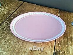 Rare Pink Wedgwood Jasperware Miniature Coffee & Tea Set Cup Saucer Teapot Pot