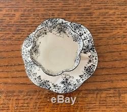 Rare Shelley Black Dainty Cup And Saucer Excellent